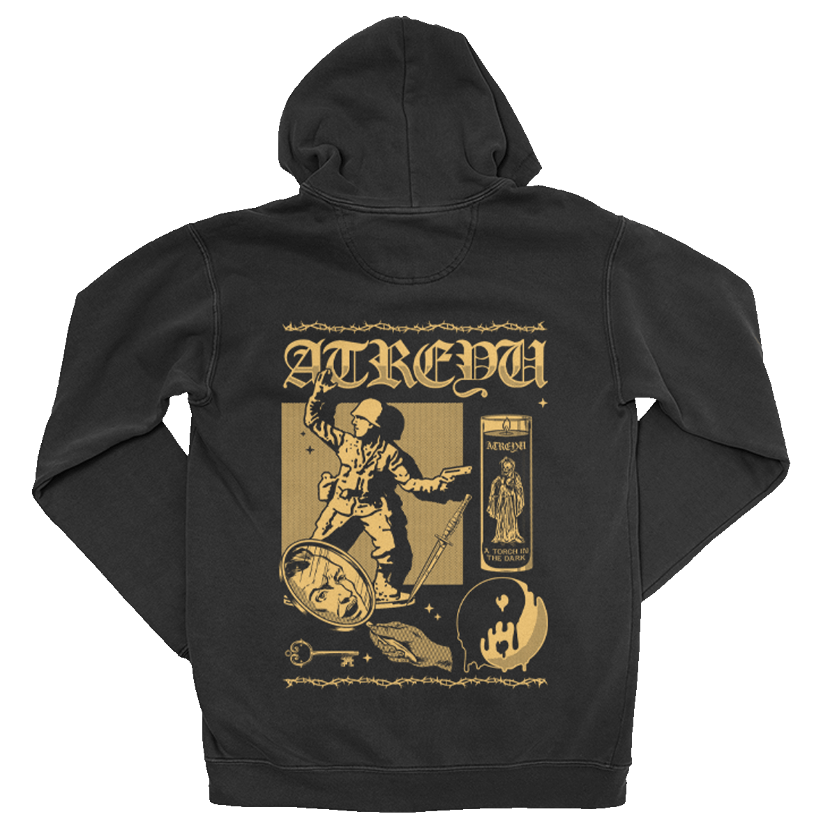 ATITD Torch Light Zip Hoodie Atreyu